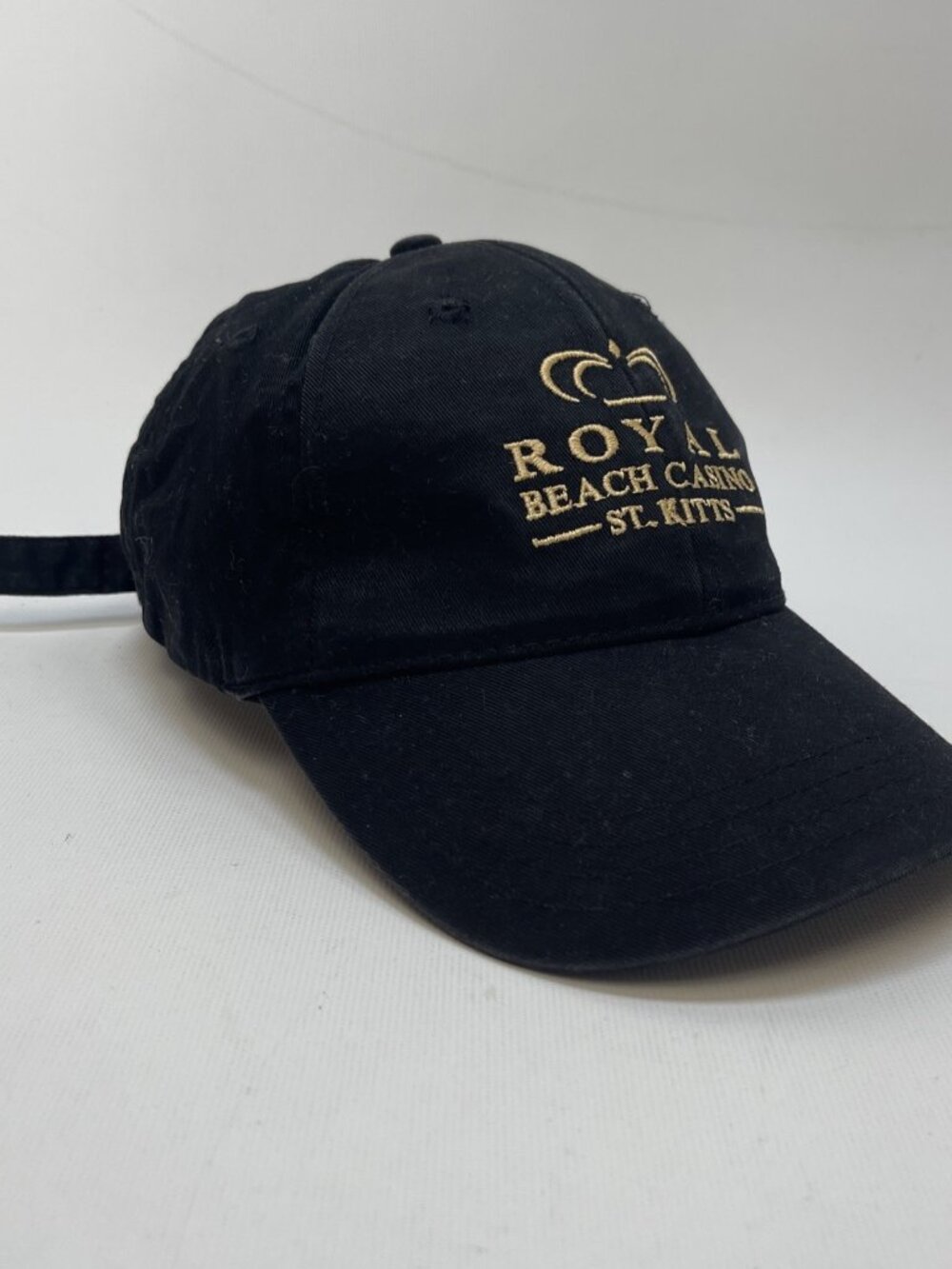 Royal Beach Casino x St. Kitts Marriots Baseball Cap Adult Adjustable Black Hat